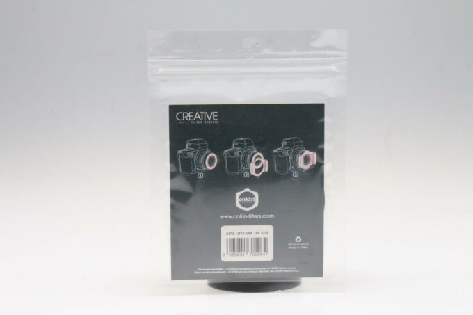 COKIN Filterhalter Adapter Ring 72mm System Z