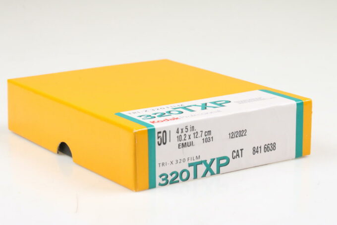 Kodak T-Max 320 (4x5 INCH) 50 Blatt