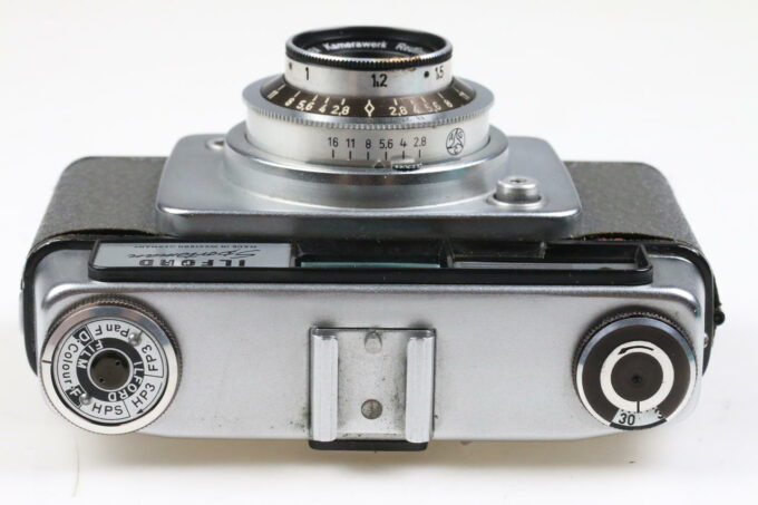 Ilford Sportsman Sucherkamera mit Dignar 45mm f/2,8 - Image 2