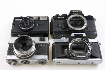 Konvolut diverse Fotogeräte - 16 Stück Bastlergeräte