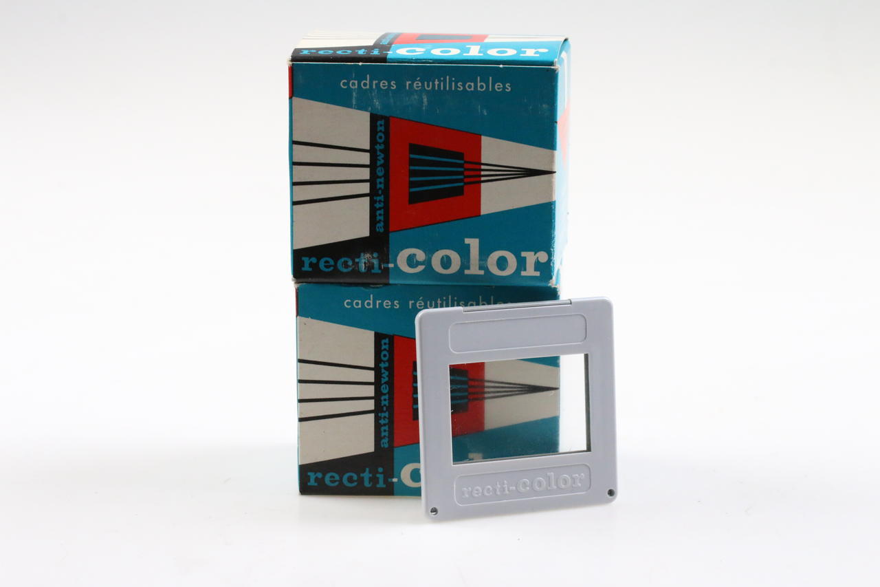 Recti -Color Diarahmen mit Anti Newton Glas 2x20 Stück