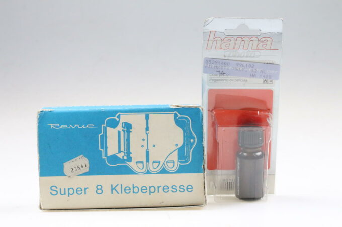 Revue Super 8 Filmklebepresse mit Zubehör