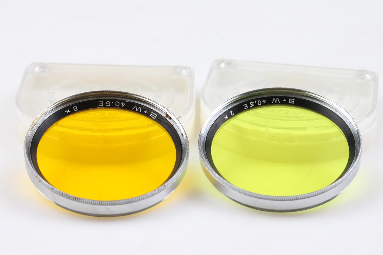 B&W Filterset / Gelb 2x & Orange 5x / 40,5mm Durchmesser - Image 2