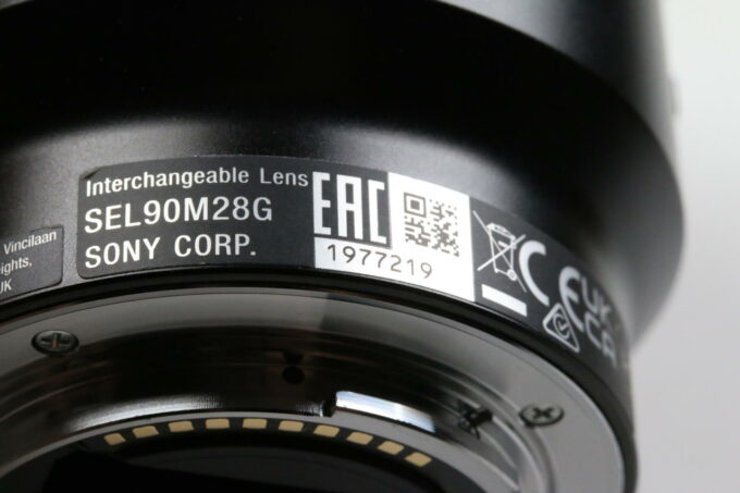 Sony FE 90mm f/2,8 Macro G OSS - #1977219