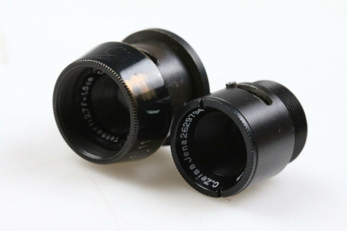 Zeiss Tessar 1,5cm f/2,7 & Sonnar 1cm f/2,0 für Kinamo