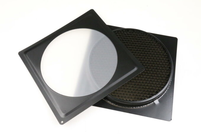 Mobiflash Bowens Adapter mit Reflektor, Wabe und Klappen - Image 4