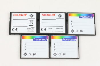 Speicherkarten Set 5x 1GB CF