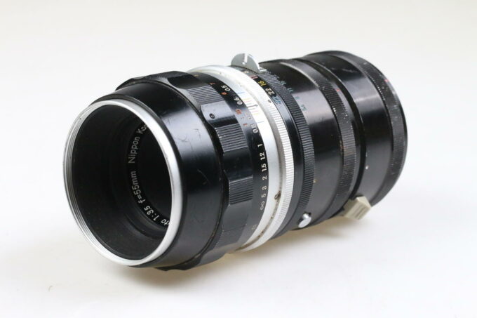 Nikon MF 55mm f/3,5 MICRO-Nikkor mit Zubehöpaket - #190075