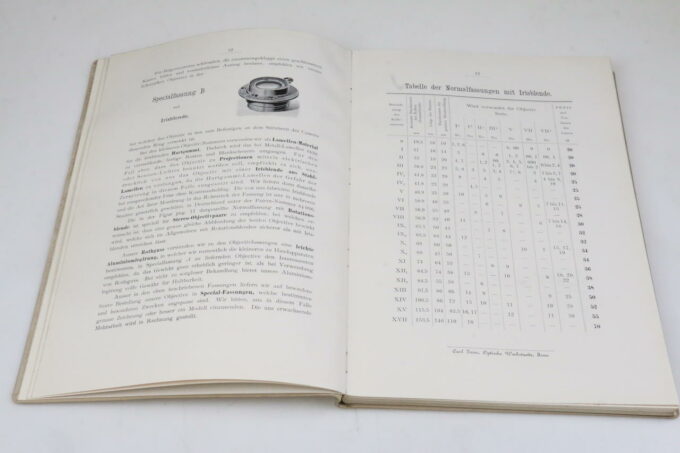 Zeiss Ikon Carl Zeiss Optische Werkstätte Buch von 1901 - Image 2