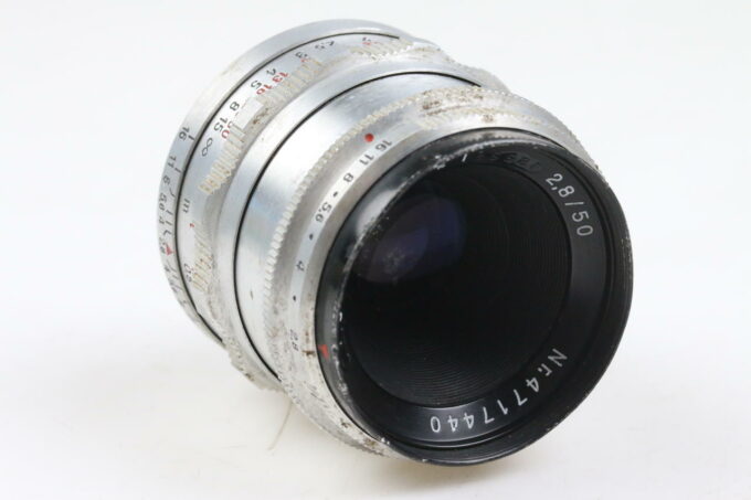 Jena Tessar 50mm 2,8 (auf Jena T Version lackiert) - #4717440