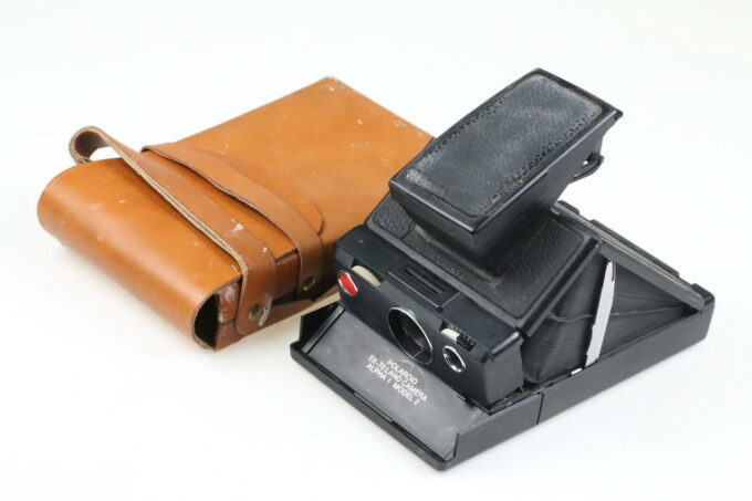 Polaroid SX-70 Land Camera - Alpha 1 Model 2 - schwarz Bastlergerät