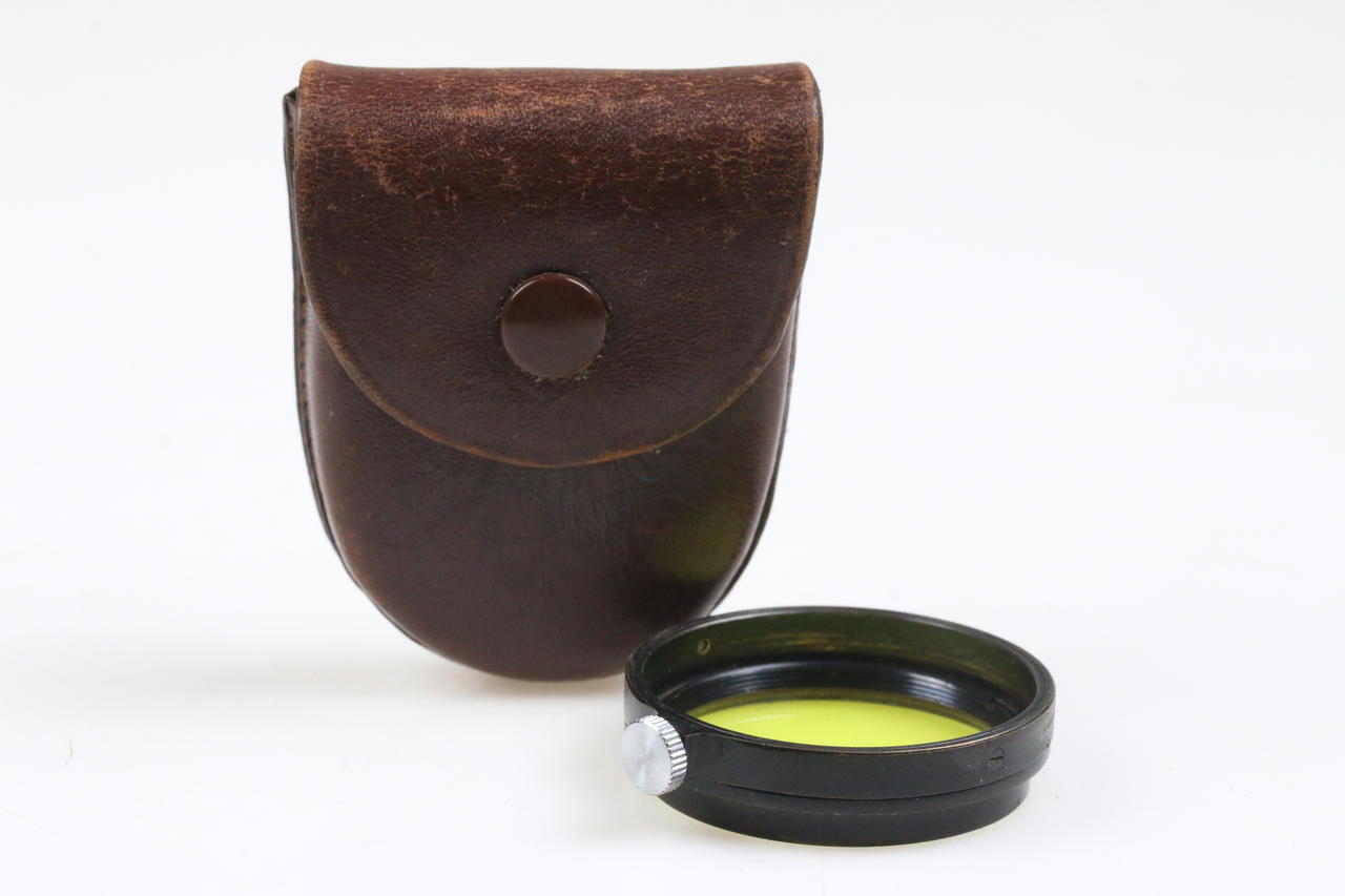 Leica Gelbfilter 1 mit Klemmfassung schwarz