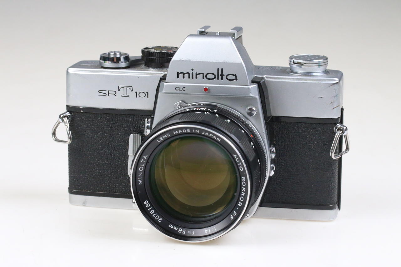 Minolta SR-T 101 mit MC Rokkor-PF 58mm f/1,4 - #1256548