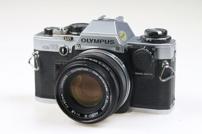 Olympus OM-10 chrome mit Auto-S 50mm f/1,8 - #2355450