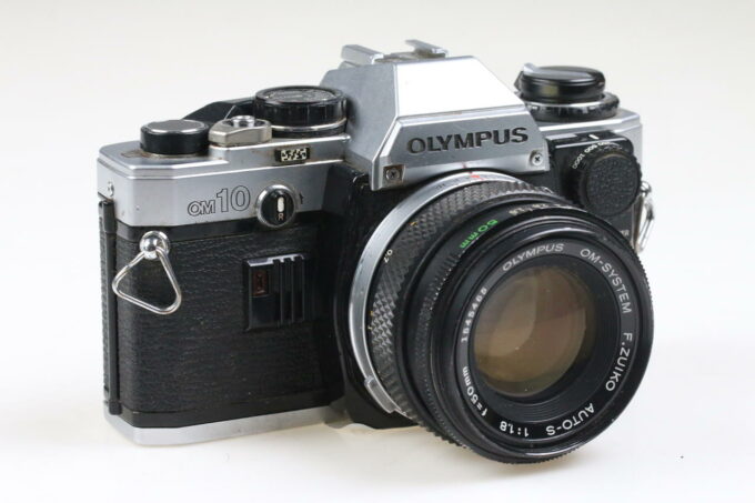 Olympus OM-10 chrome mit Auto-S 50mm f/1,8 - #2355450