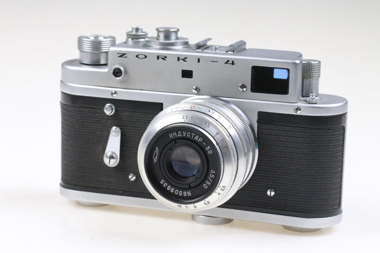 Shop : Buy Zorki 4k Camera With Industar 50mm F3 5 Lens