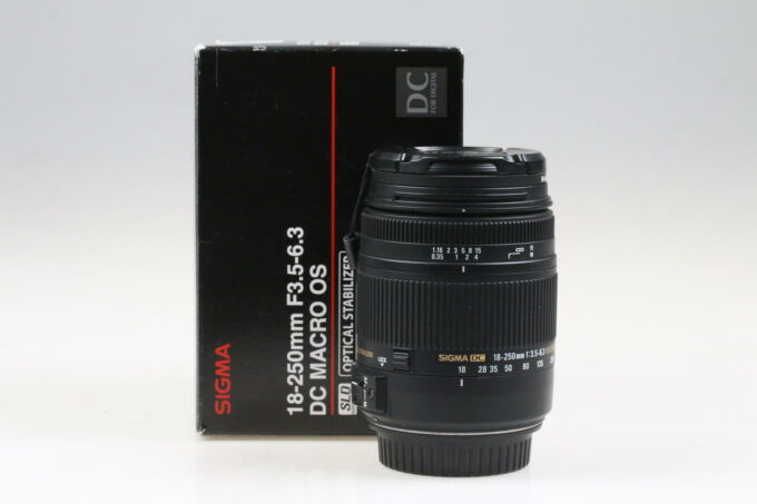 Sigma 18-250mm f/3,5-6,3 DC MACRO OS HSM für Canon EF-S - #15483983