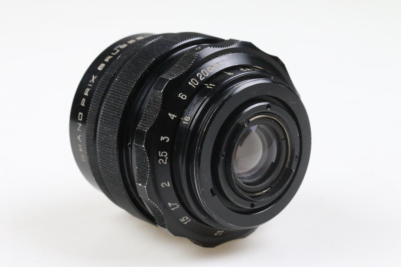 KMZ MIR-1 37mm f/2,8 Grand Prix Brussels 1958 schwarz M39 Bajonett - #737853 - Image 3