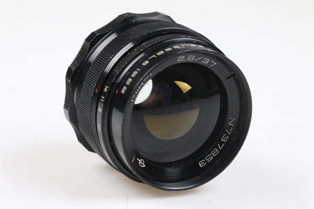 KMZ MIR-1 37mm f/2,8 Grand Prix Brussels 1958 schwarz M39 Bajonett - #737853 - Image 4