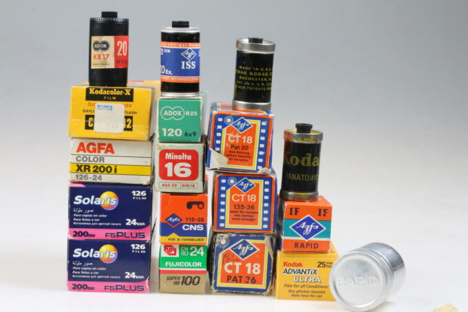 Konvolut diverse Filme - Abgelaufen - Expired