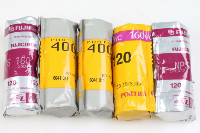 Konvolut diverse Mittelformat Filme - Abgelaufen - Expired