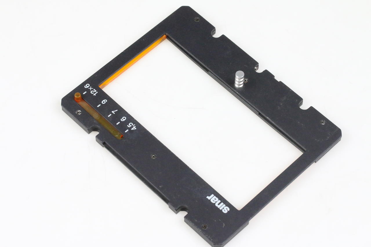 Sinar Mattscheiben Formatmaske für 120er Rollfilm Zoom Kassette