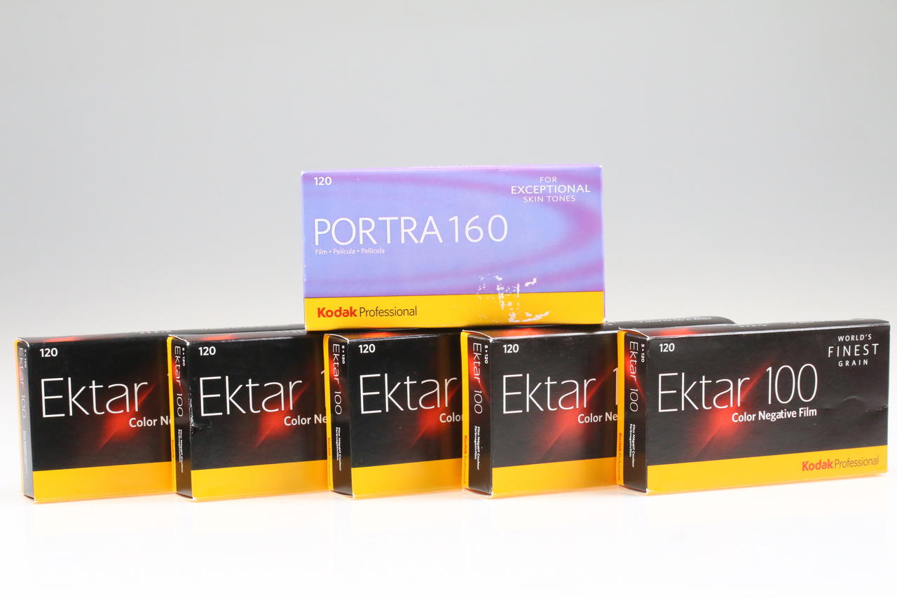 Kodak Konvolut diverse Colorfilme 120 Rollfilm - 25 Rollen