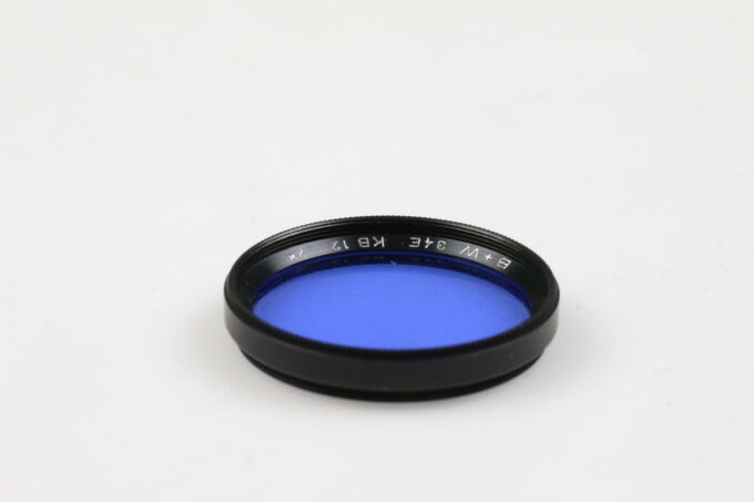 B+W Blaufilter 34 KB12 2,9x - chrom - 34mm