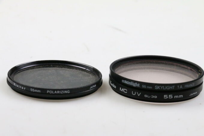 Filtersatz 55mm, 52mm, 49mm - 17 Stück
