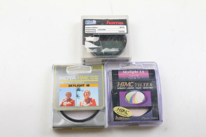 Filtersatz 55mm, 52mm, 49mm - 17 Stück