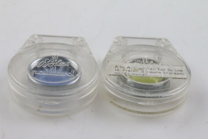 Bolex Filter 23mm Blau und Gelb