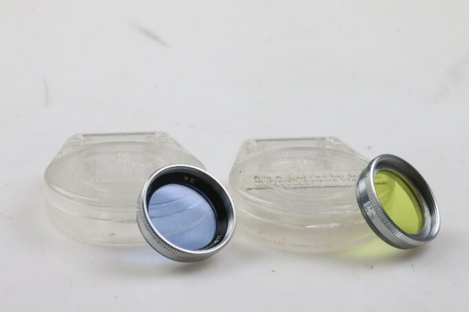 Bolex Filter 23mm Blau und Gelb
