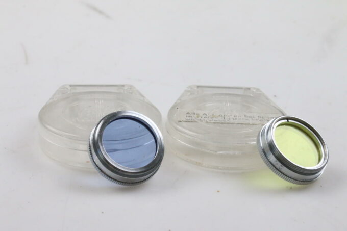 Bolex Filter 23mm Blau und Gelb