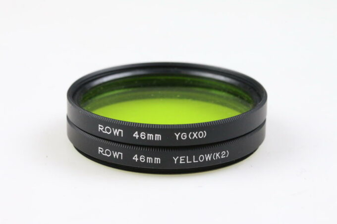 Rowi Filterset / Gelbgrün & Gelbfilter / Durchmesser 46mm