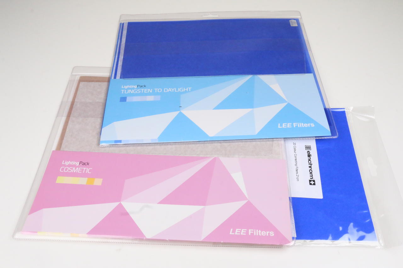 Konvolut diverse Studiofilterfolien und 1x Schirm - Image 2