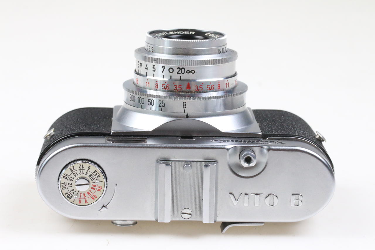 Voigtländer Vito B mit 50mm f/2,8 Color-Skopar Sucherkamera - DEFEKT - Image 2