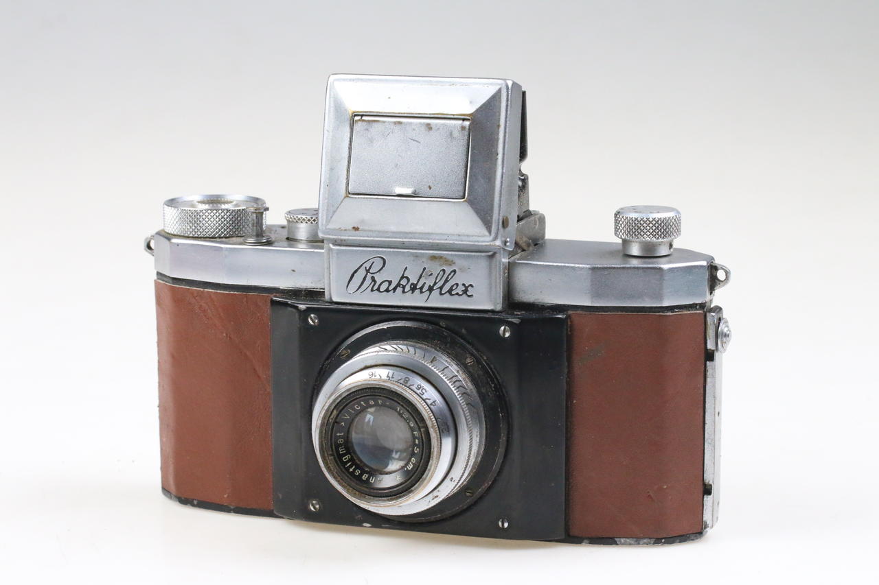 Praktica KW DRESDEN Praktiflex Gehäuse mit Viktar 5cm f/2,9