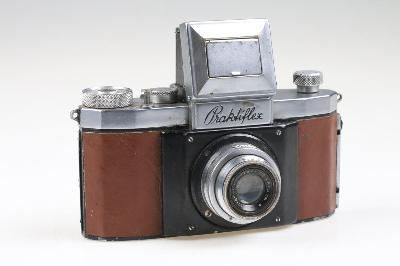 Praktica KW DRESDEN Praktiflex Gehäuse mit Viktar 5cm f/2,9