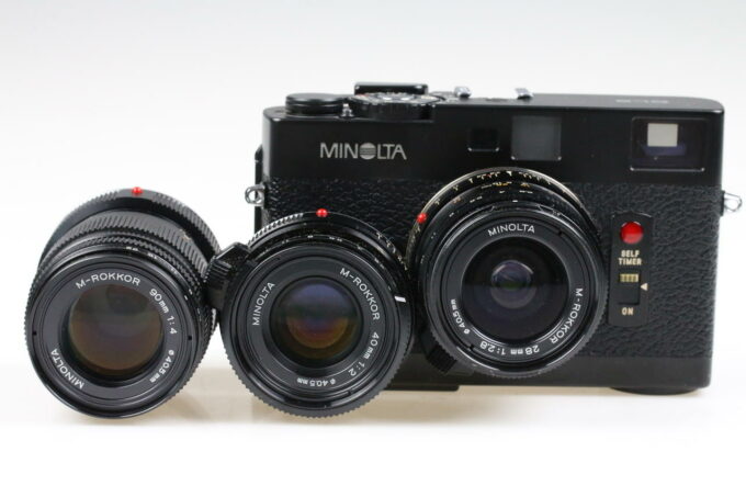 Minolta CLE Outfit mit 3 Objektiven - #1020430