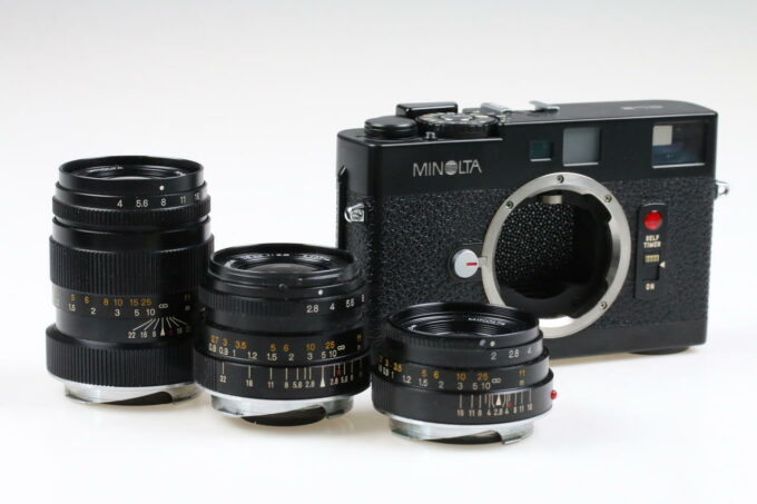 Minolta CLE Outfit mit 3 Objektiven - #1020430