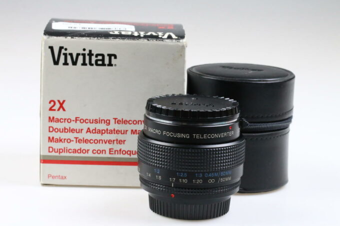 Vivitar MC 2x Macro Telekonverter für Pentax PK