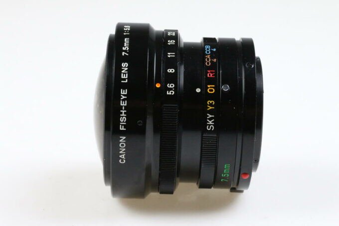 Canon FD 7,5mm f/5,6 Fish-Eye - #10817