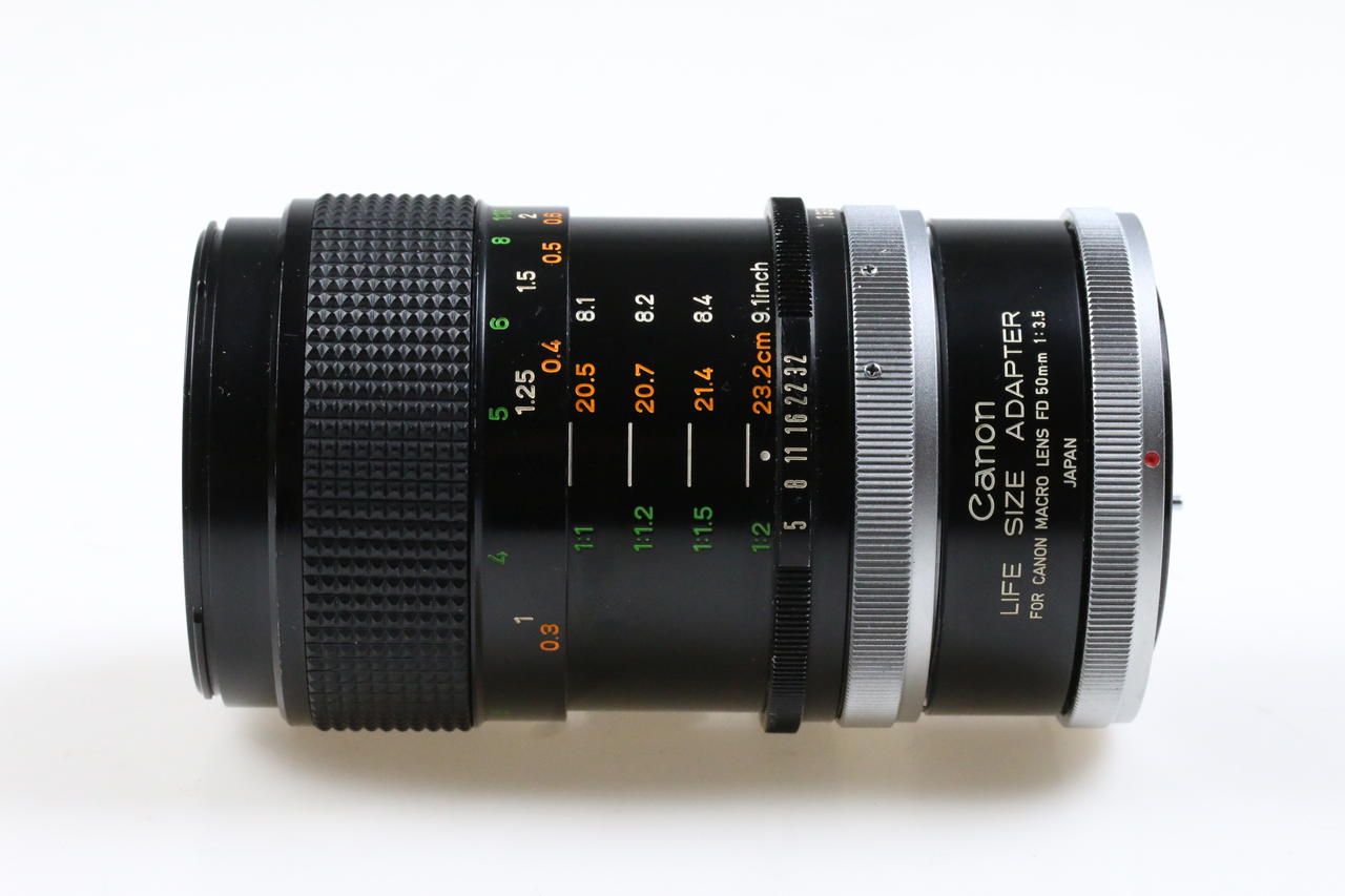 Canon FD 50mm f/3,5 S.S.C. Macro mit Zubehör - #13398 - Image 2