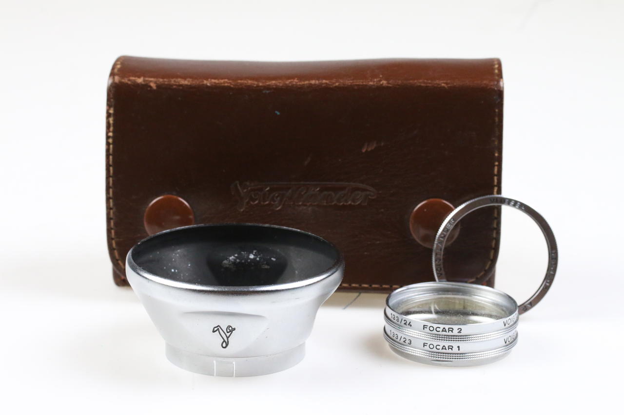 Voigtländer Filter SET mit Sonnenblende 125/20 für Vitessa
