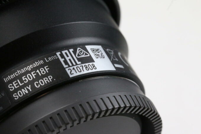 Sony FE 50mm f/1,8 - #2107808