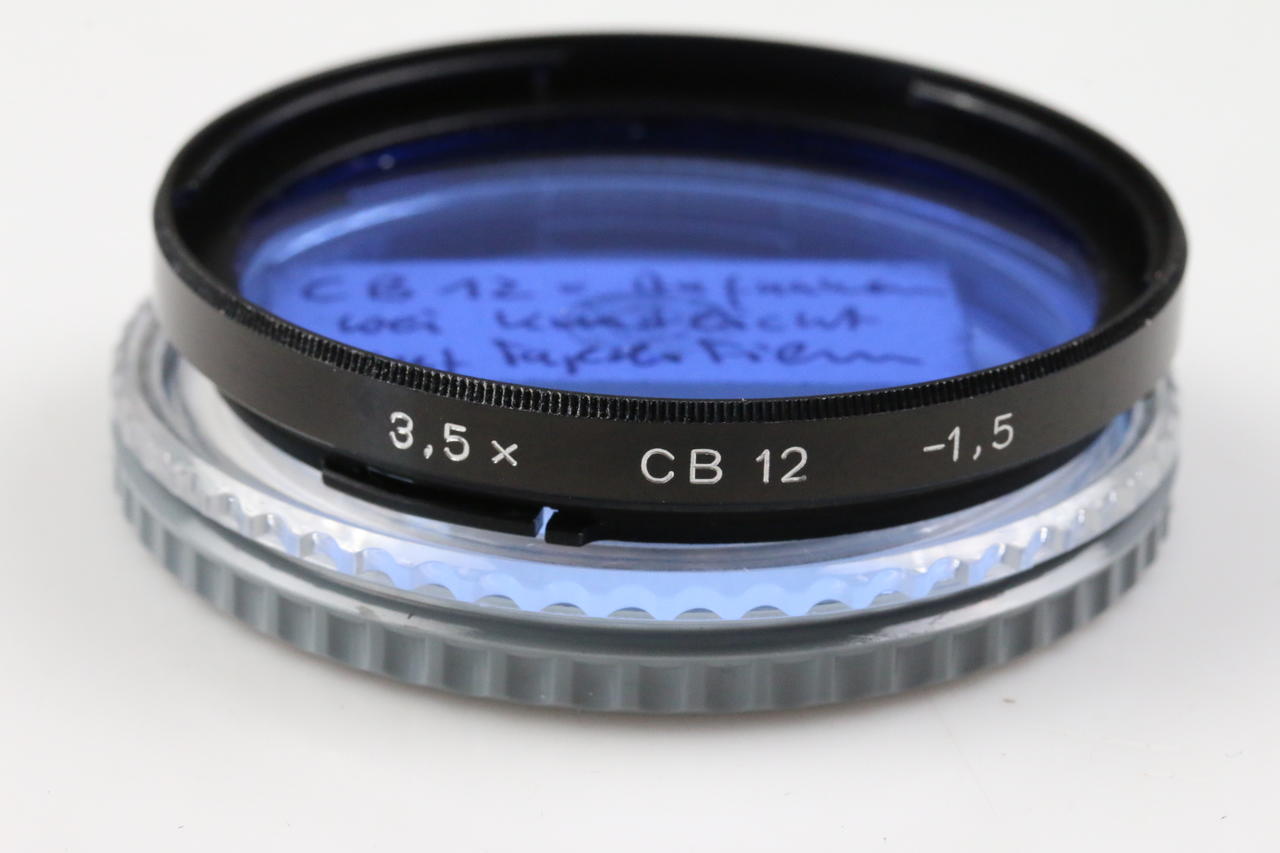 Hasselblad Filter CB-12 Blaufilter Bajonett 50