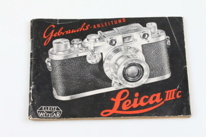 Leica IIIc Gebrauchs-Antleitung