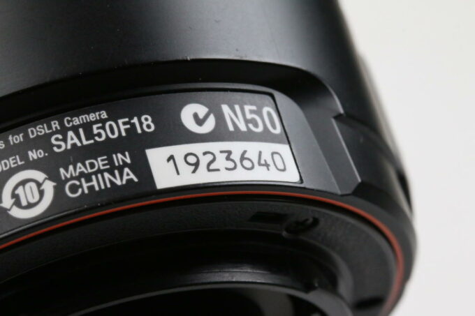 Sony DT 50mm f/1,8 SAM - #1923640