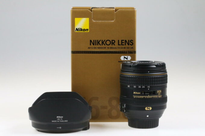 Nikon AF-S DX 16-80mm f/2,8-4,0 E ED VR - #211620