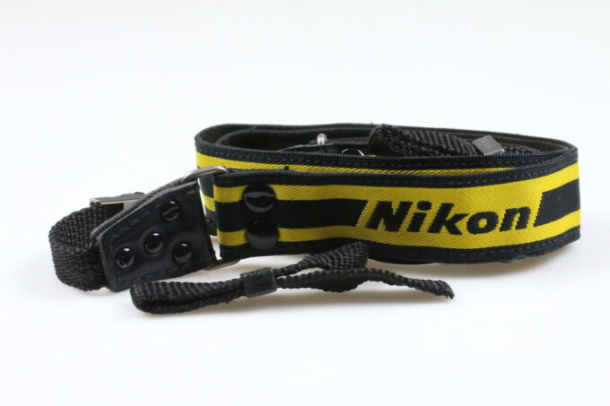 Nikon Gurt schwarz/gelb 2,5cm breite